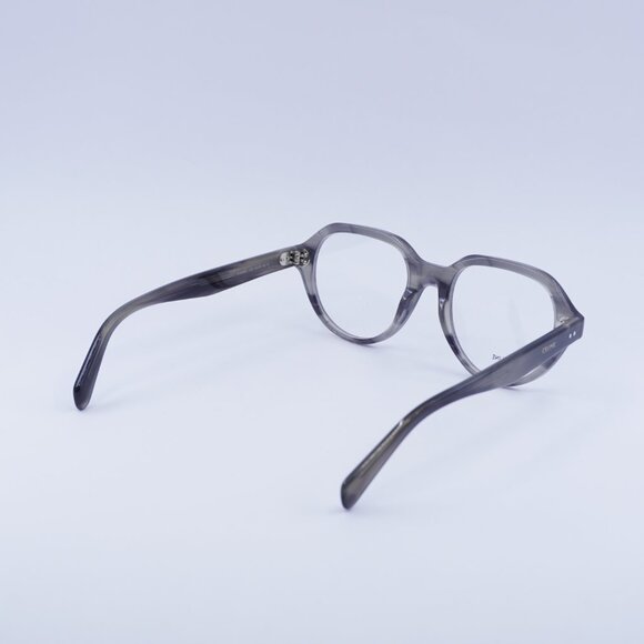 Celine CL50145I 005 Eyeglasses Crystal Black and Grey 52mm Square Frame - Picture 9 of 10